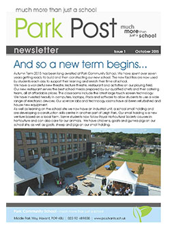 Park Post Issue 01 Frontcover