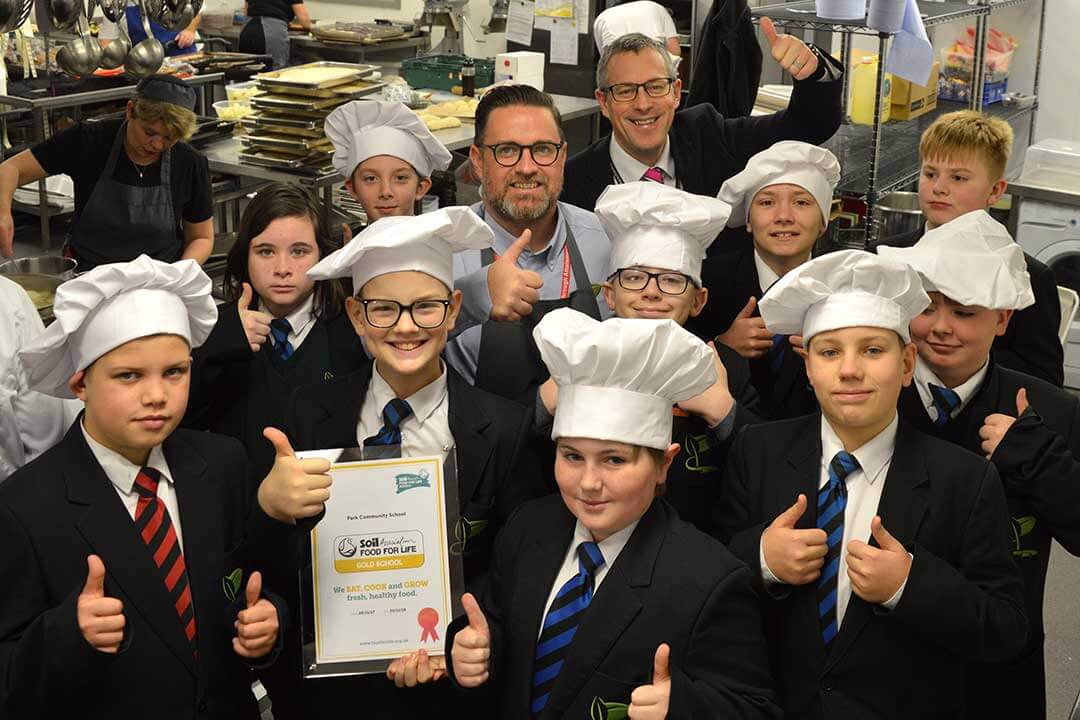 Park Community School awarded the prestigious Food for Life Gold award
